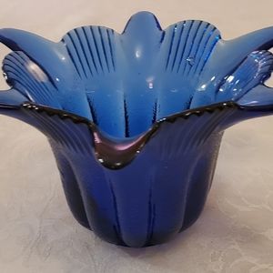 Recycled EcoGlass from Spain in Cobalt Blue